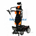 Standing wheelchair hydraulic stair climbing wheelchair